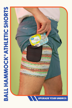 The Ace Angler | Teal and Bass Ball Hammock® 7 Inch Athletic Shorts - Shinesty