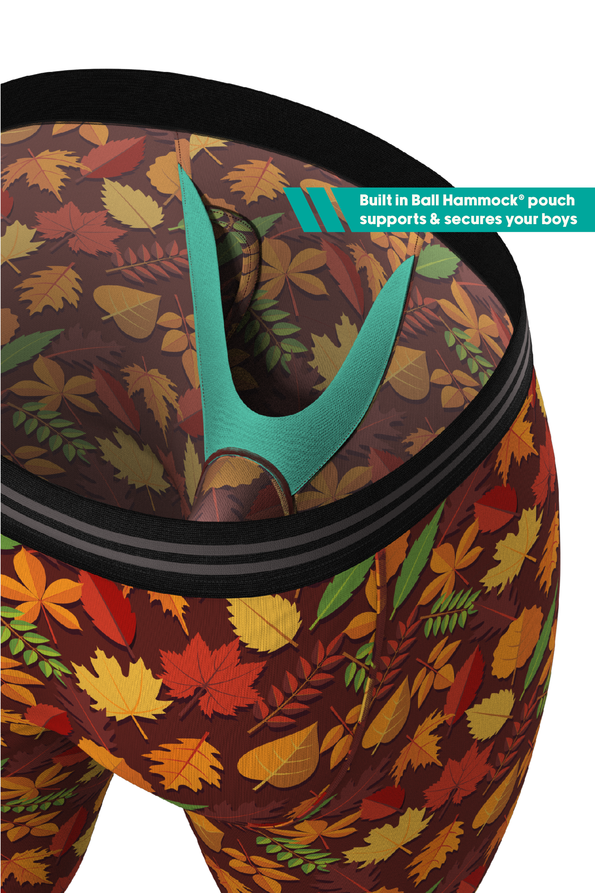 The Acorn Hoard | Squirrel Ball Hammock® Long Johns - Shinesty