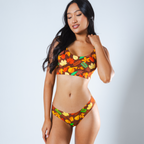 The Acorn Hoard | Fall Leaves Seamless Thong - Shinesty