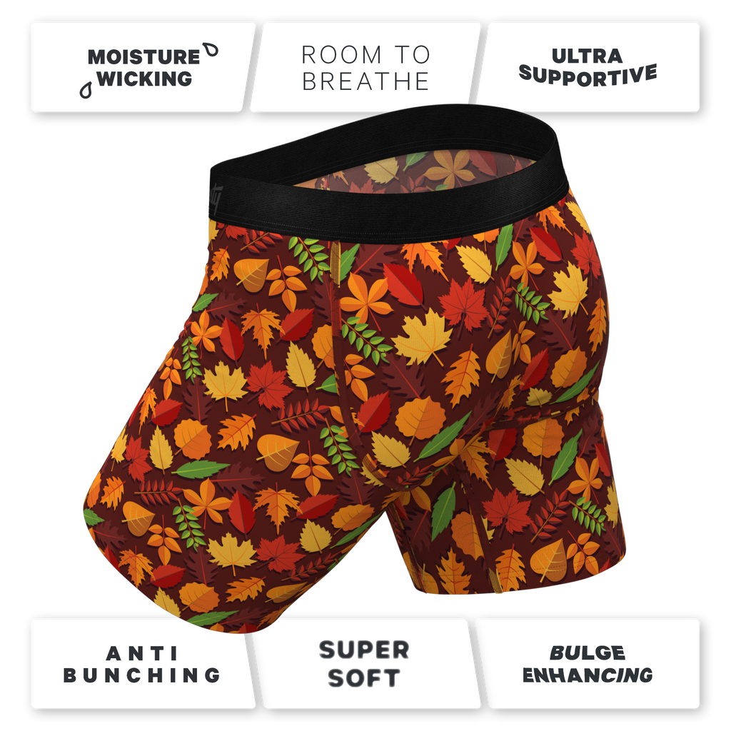 The Acorn Hoard | Squirrel Ball Hammock® Boxer - Long Leg - Shinesty