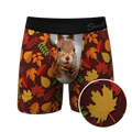 The Acorn Hoard | Squirrel Ball Hammock® Pouch Underwear With Fly - Shinesty