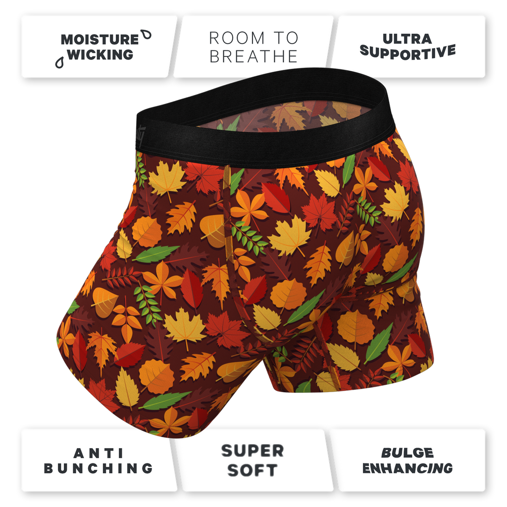 The Acorn Hoard | Squirrel Ball Hammock® Pouch Underwear With Fly - Shinesty