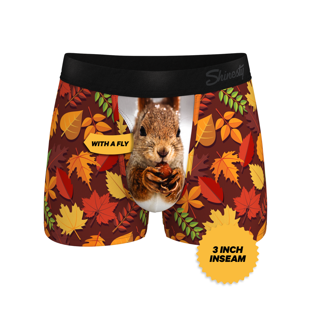 The Acorn Hoard | Squirrel Ball Hammock® Pouch Trunks Underwear - Shinesty