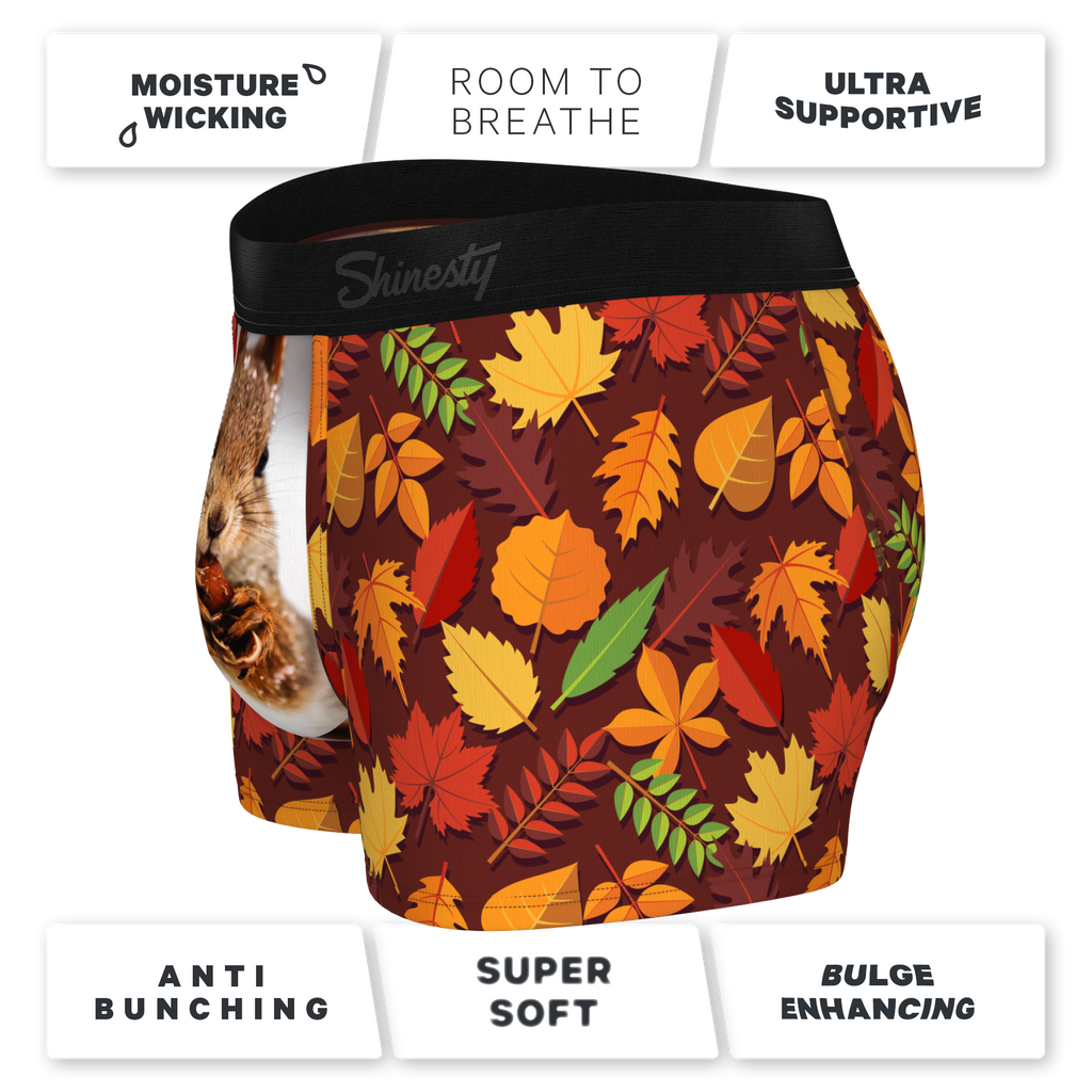 The Acorn Hoard | Squirrel Ball Hammock® Pouch Trunks Underwear - Shinesty