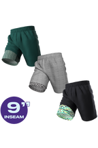 The Actives | Ball Hammock® 9 Inch Athletic Shorts 3 Pack - Shinesty