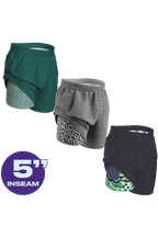 The Actives | Ball Hammock® 5 Inch Athletic Shorts 3 Pack - Shinesty
