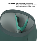 The Alloy | Dark Teal Ball Hammock® Boxer - Long Leg - Shinesty
