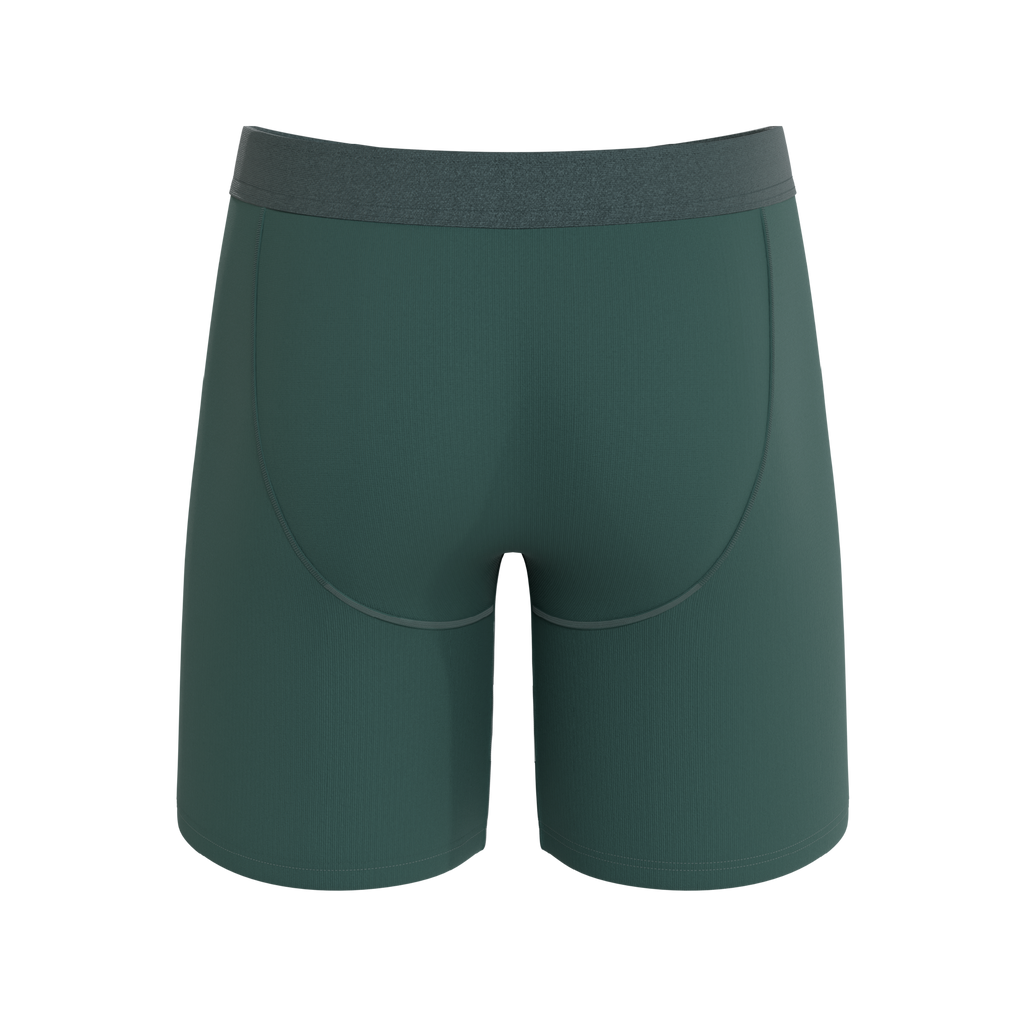 The Alloy | Dark Teal Ball Hammock® Boxer - Long Leg - Shinesty