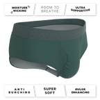 The Alloy | Dark Teal Ball Hammock® Pouch Underwear Briefs - Shinesty