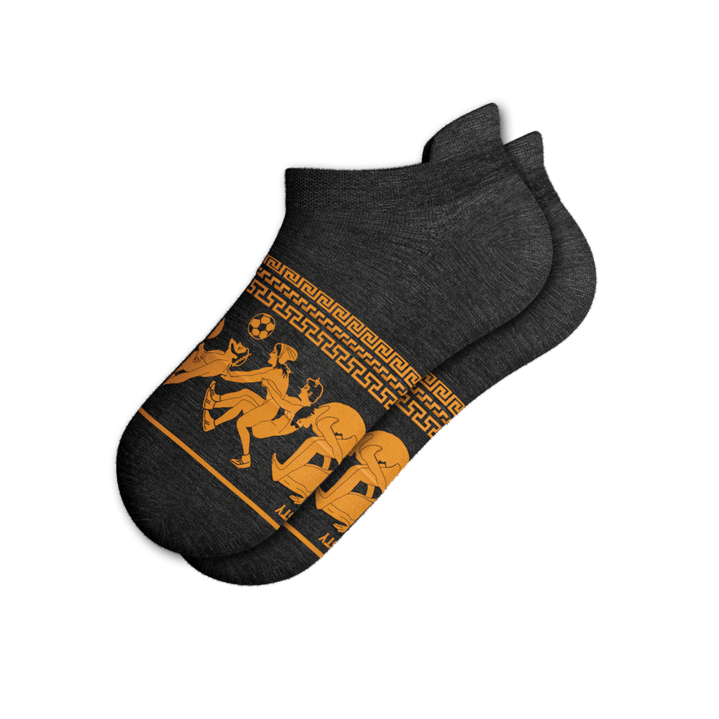 The Ancient Twister | Vase Heel Hammock™ Ankle Socks - Shinesty