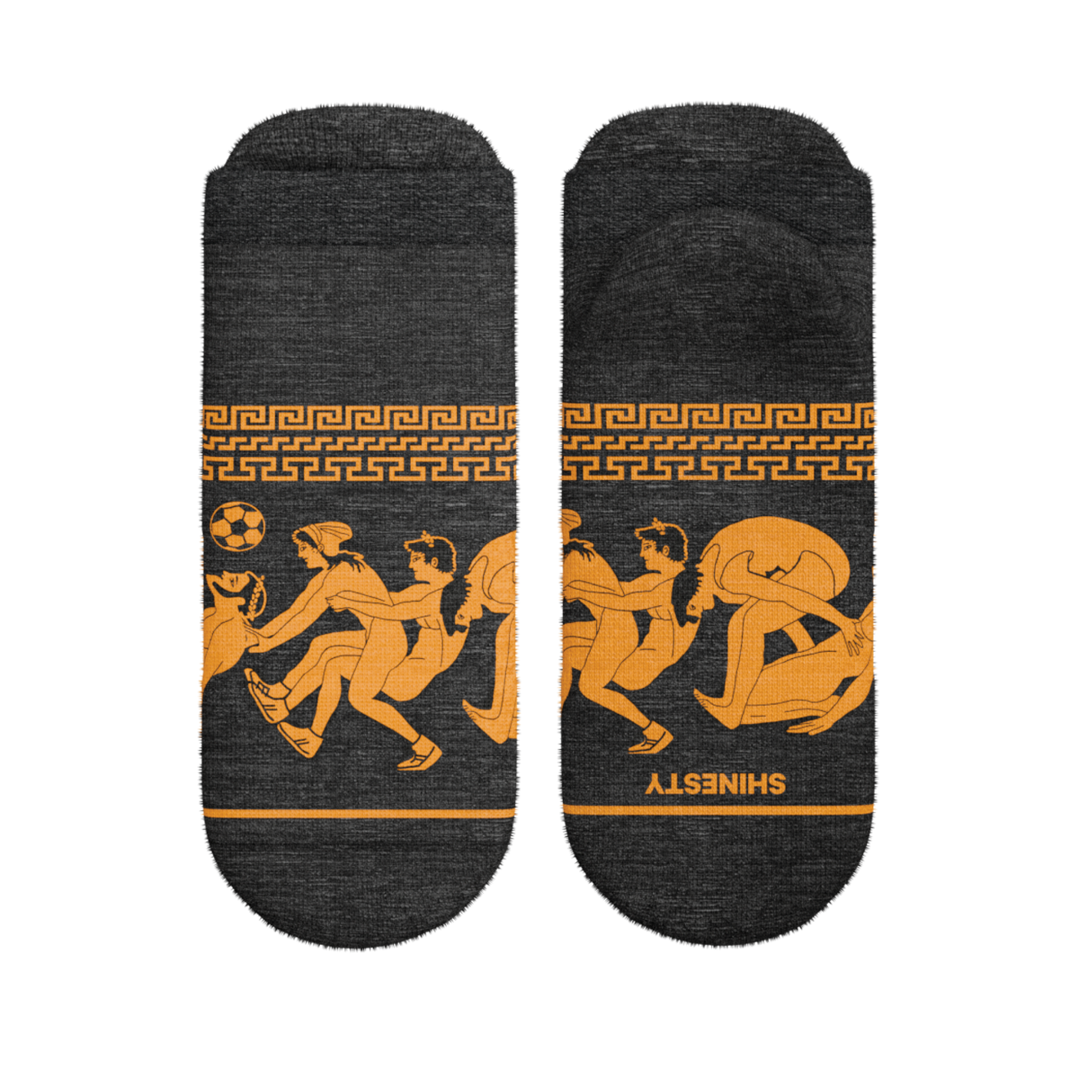 The Ancient Twister | Vase Heel Hammock™ Ankle Socks - Shinesty