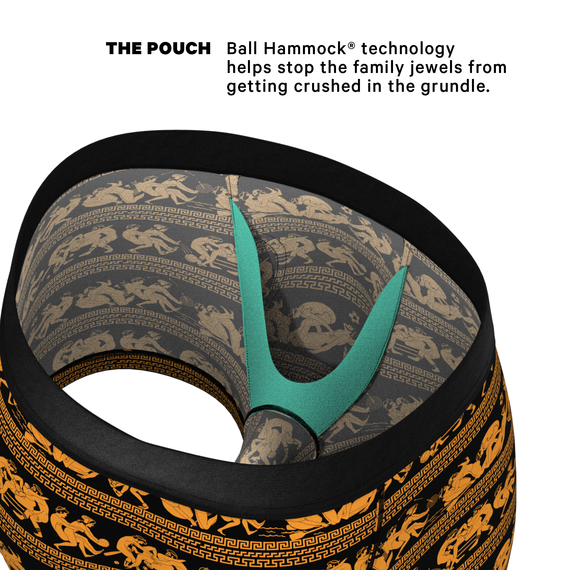 The Ancient Twister | Vase Ball Hammock® Pouch Trunks Underwear - Shinesty