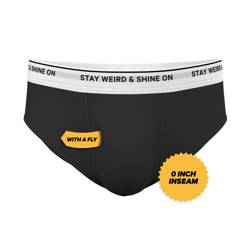The Anthem | Black Shinesty Ball Hammock® Pouch Underwear Briefs - Shinesty