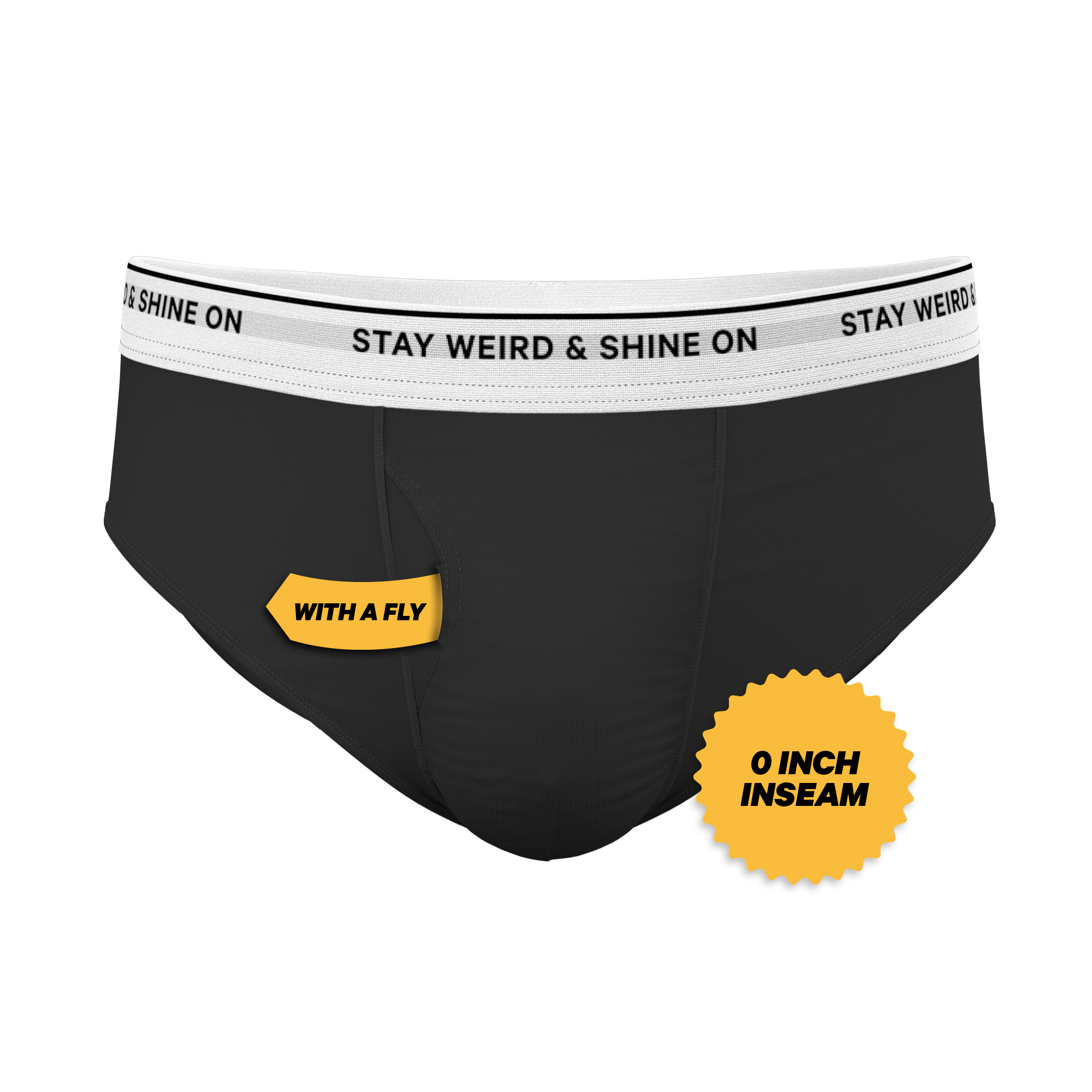 The Anthem | Black Shinesty Ball Hammock® Pouch Underwear Briefs - Shinesty