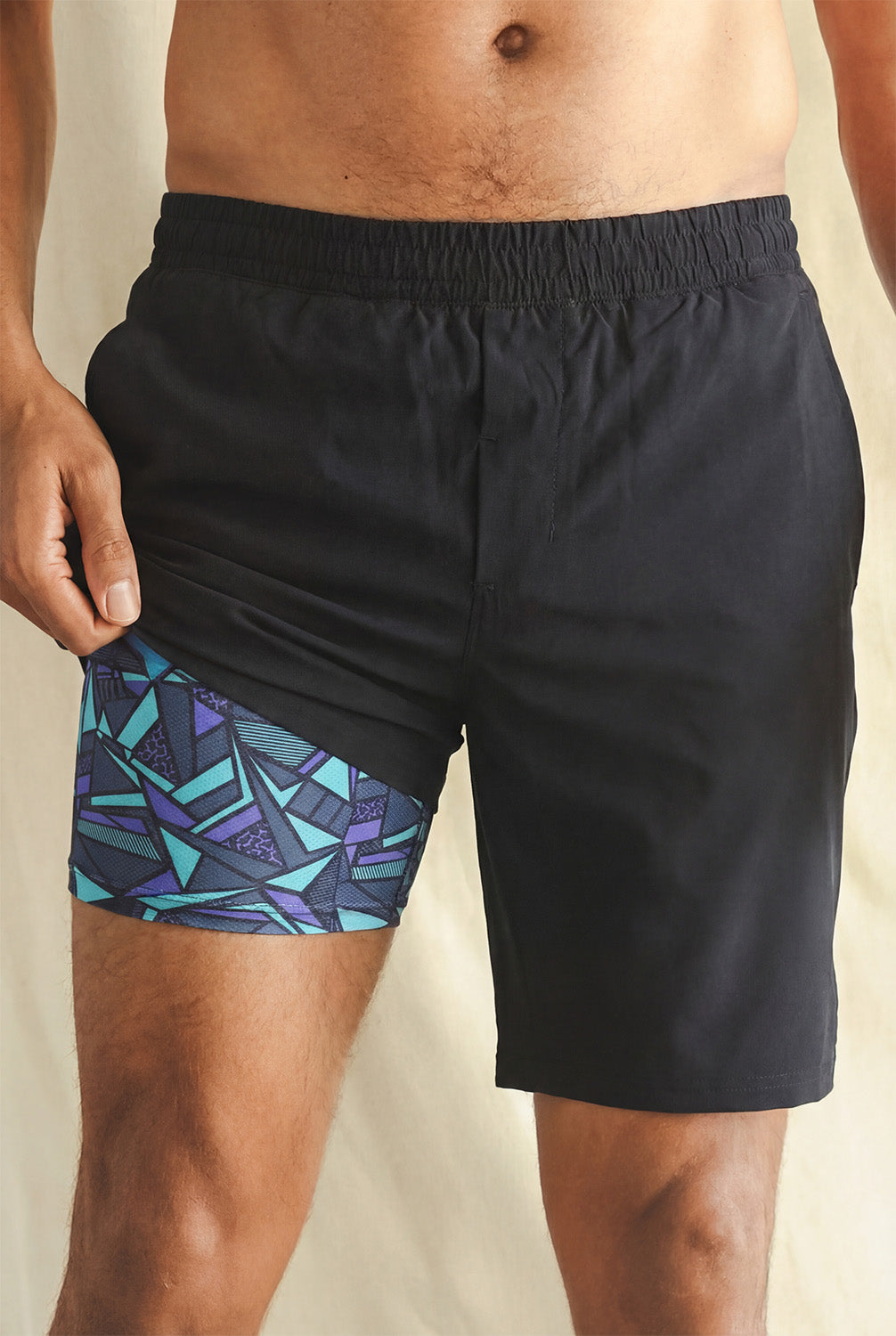 The Anti-Bounce | Black Ball Hammock® 9 Inch Athletic Shorts - Shinesty