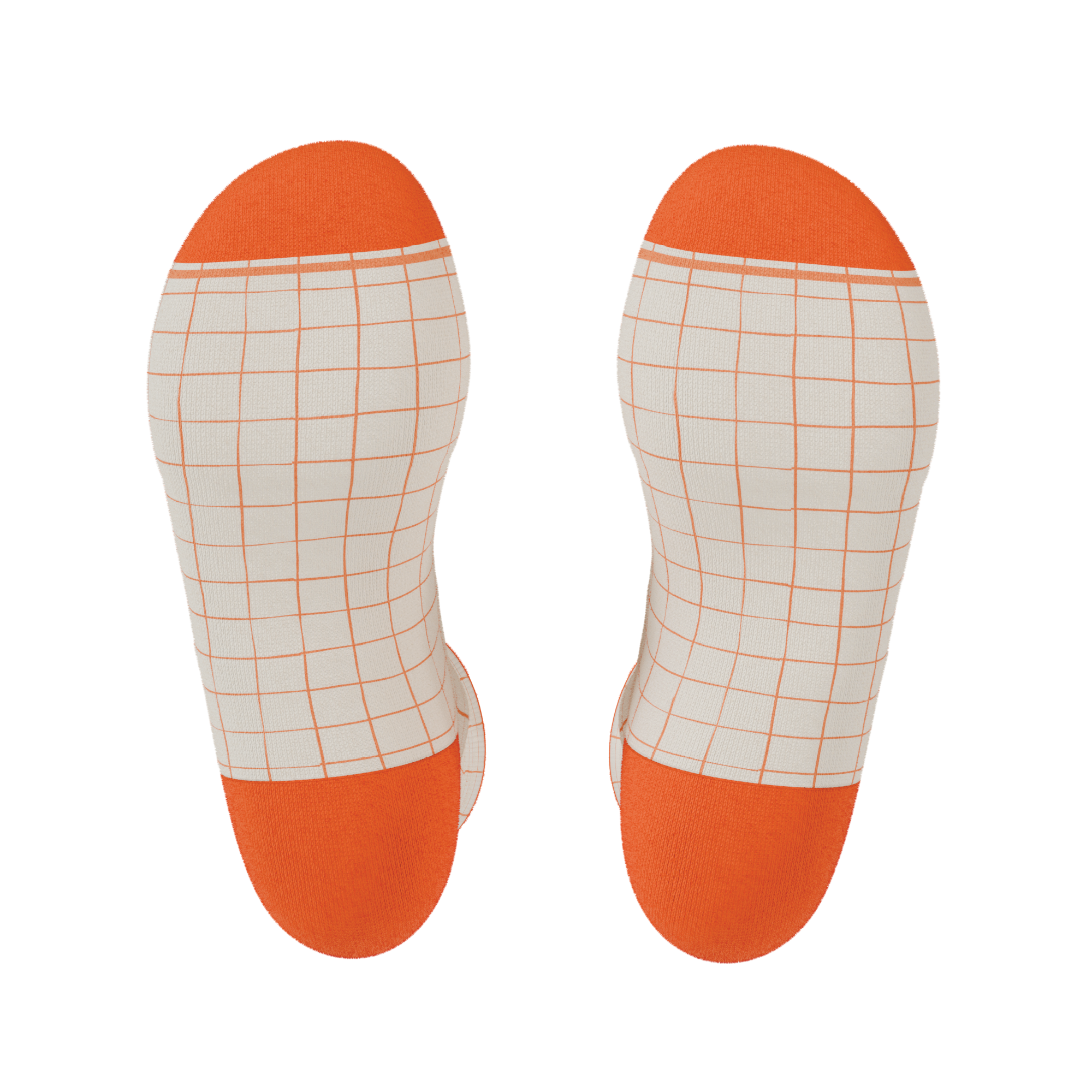 The Aperolaholic | Spritz Heel Hammock™ Quarter Crew Socks - Shinesty
