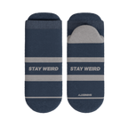 The Arctic | Navy and Grey Heel Hammock™ Ankle Socks - Shinesty