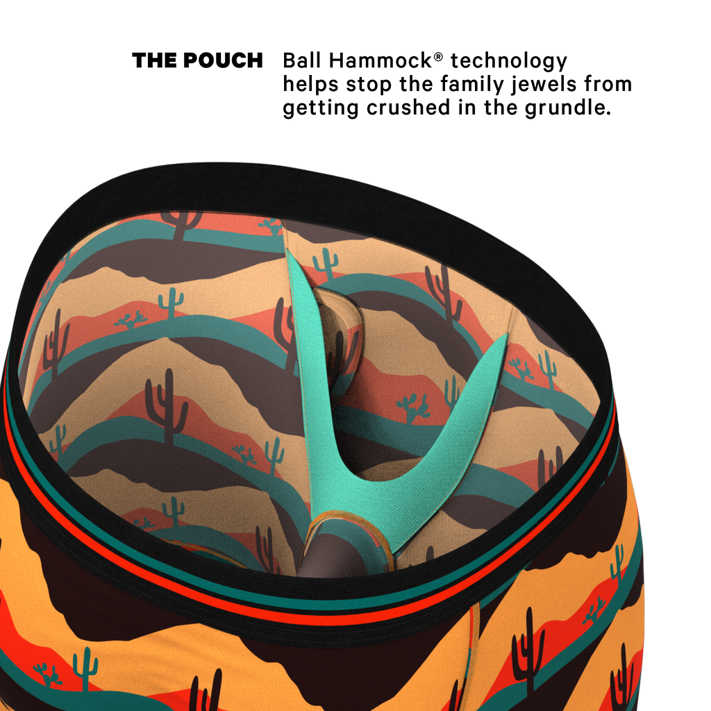 The Arizona Dawn | Desert Scene Ball Hammock® Boxer - Long Leg - Shinesty