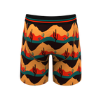 The Arizona Dawn | Desert Scene Ball Hammock® Boxer - Long Leg - Shinesty
