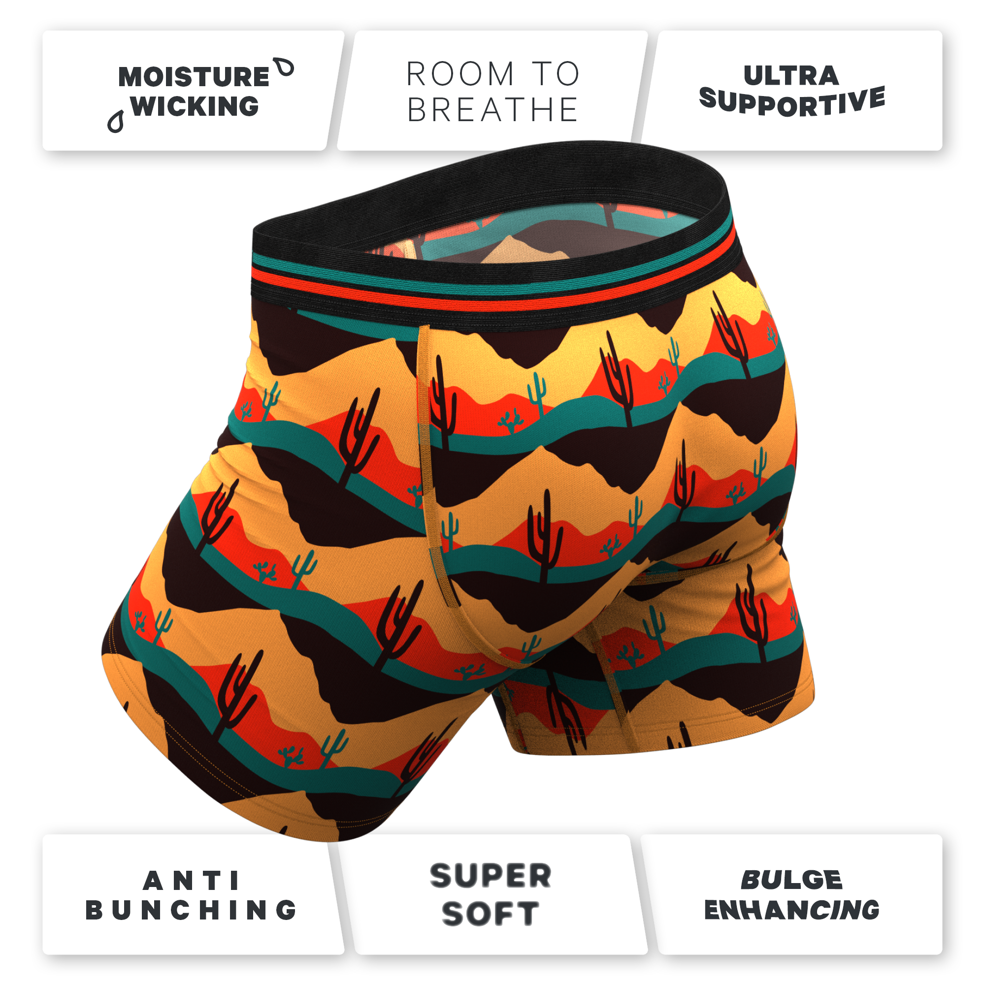 The Arizona Dawn | Desert Scene Ball Hammock® Pouch Underwear - Shinesty