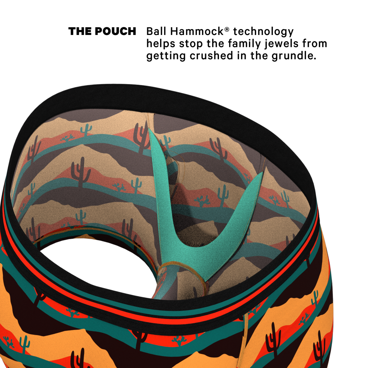The Arizona Dawn | Desert Scene Ball Hammock® Pouch Trunks Underwear - Shinesty