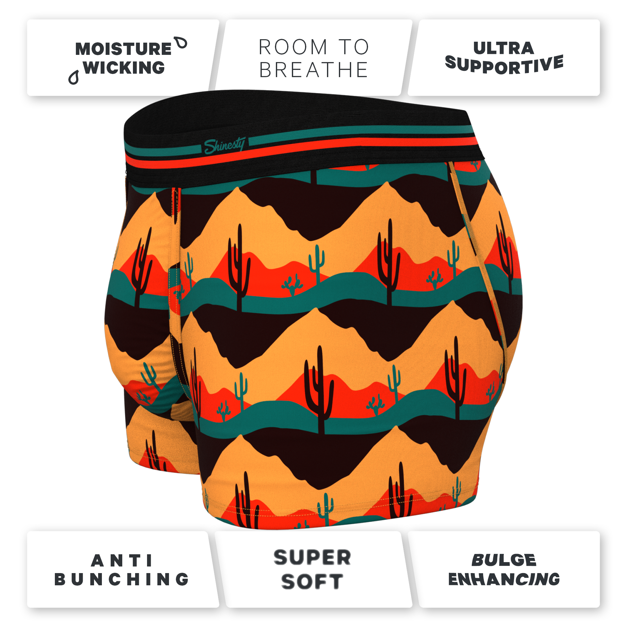 The Arizona Dawn | Desert Scene Ball Hammock® Pouch Trunks Underwear - Shinesty