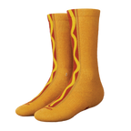 The Ask Me | Hot Dog Heel Hammock™ Crew Socks - Shinesty