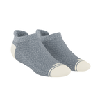 The Asteroid | Blue Marl Heel Hammock™ Ankle Socks - Shinesty