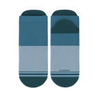 The Atlantic | Blue Color Block Heel Hammock™ Ankle Socks - Shinesty
