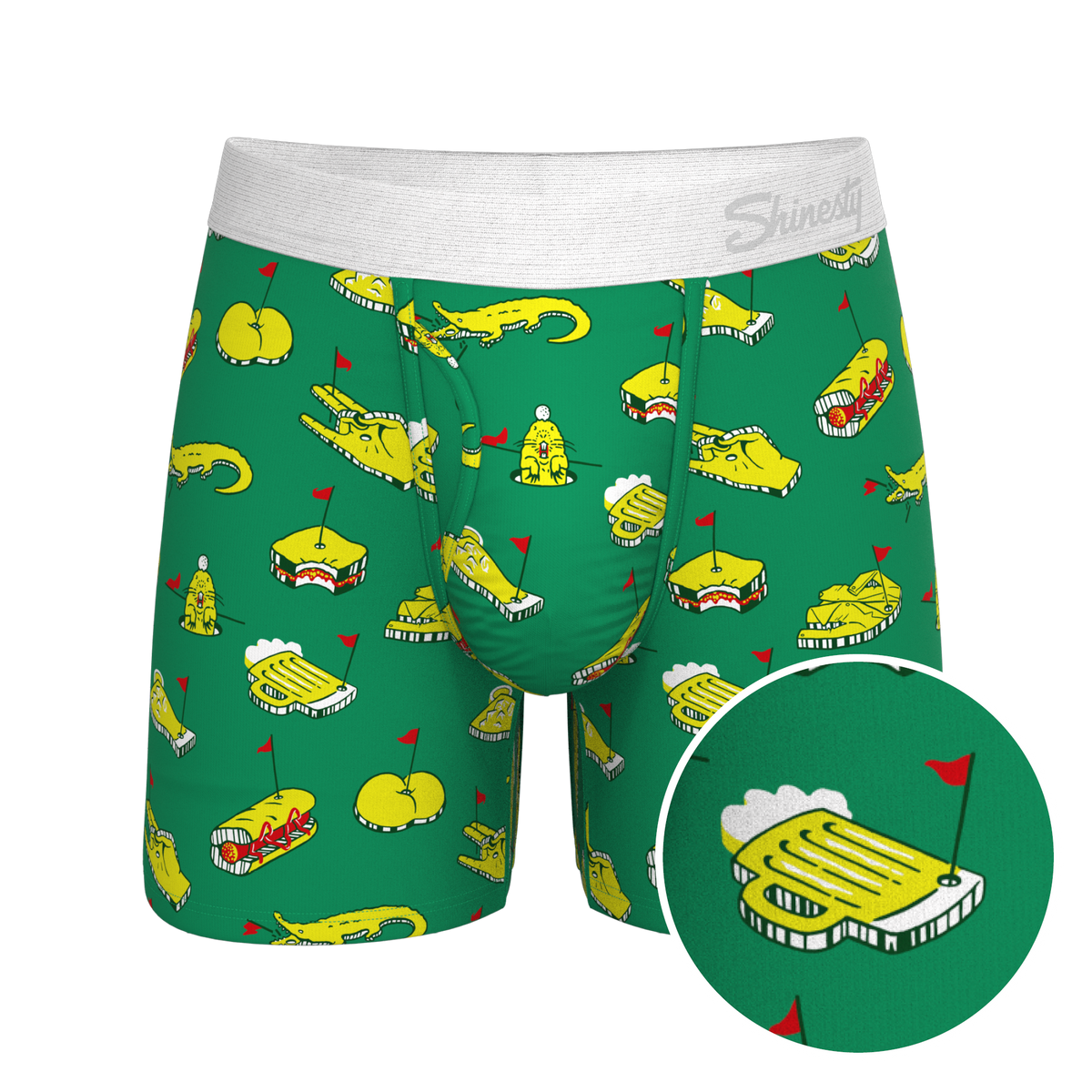 The 19th Hole | Golf Tournament Holes Ball Hammock® Pouch Underwear With Fly - Shinesty