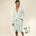 The Western Wonderland | Western Toile Long Modal Robe - Shinesty