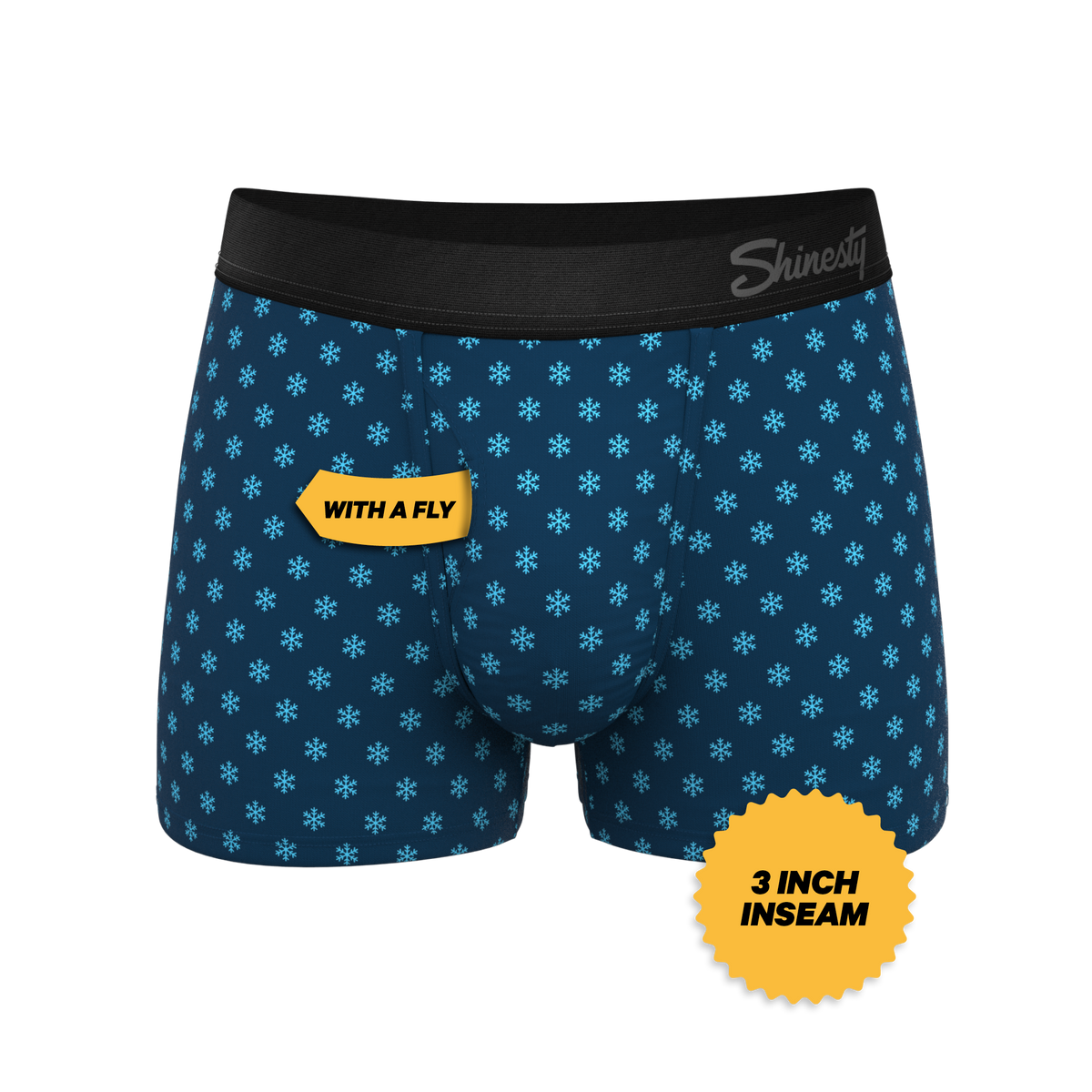 The Avalanche | Color Changing Snowflake Ball Hammock® Pouch Trunks Underwear - Shinesty