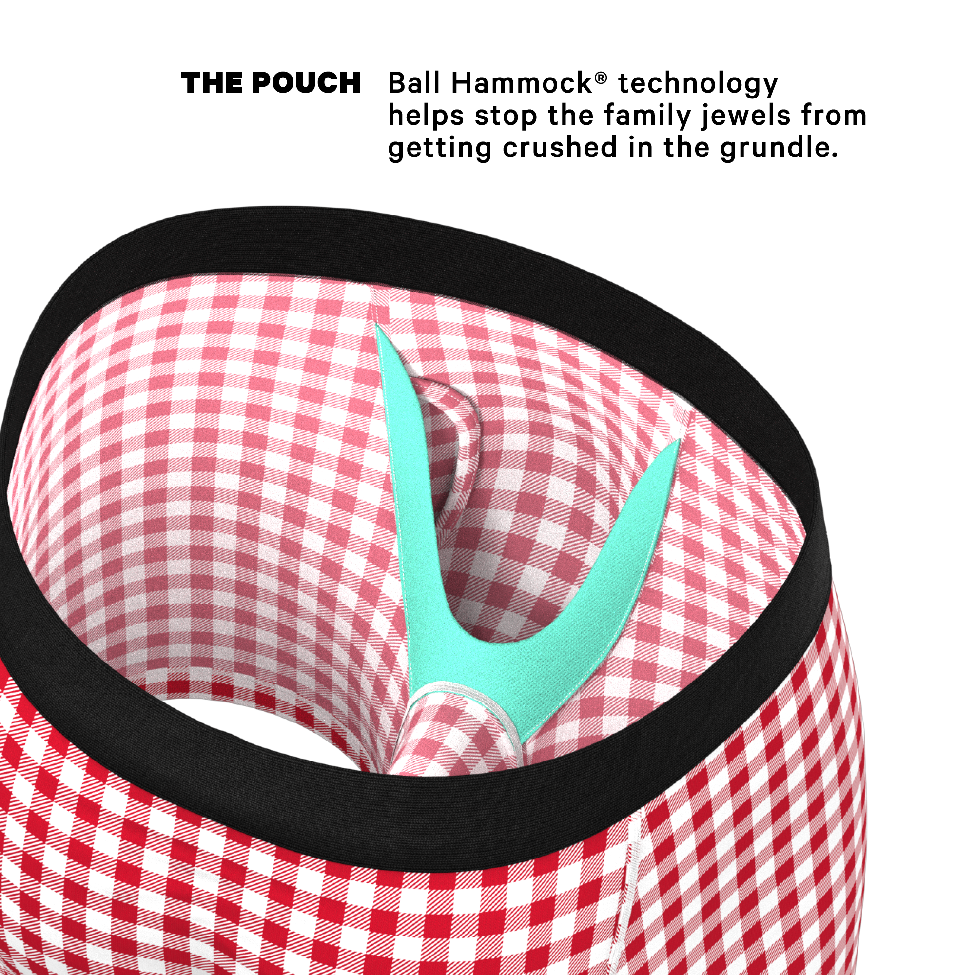 The Hot Diggity | Corn Dog Ball Hammock® Pouch Underwear With Fly - Shinesty