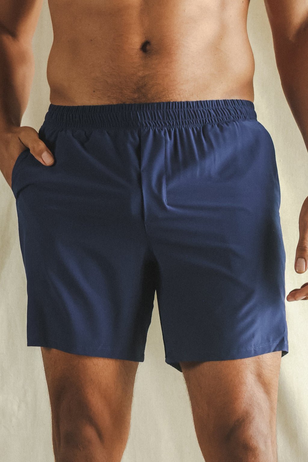 The Hot in Havana | Tropical Navy Ball Hammock® 7 Inch Athletic Shorts - Shinesty