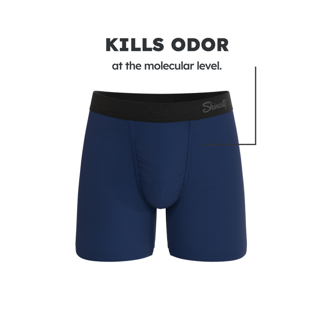 The Big Blue | Navy Fart Proof Ball Hammock® Pouch Underwear - Shinesty
