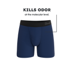 The Big Blue | Navy Fart Proof Ball Hammock® Pouch Underwear - Shinesty