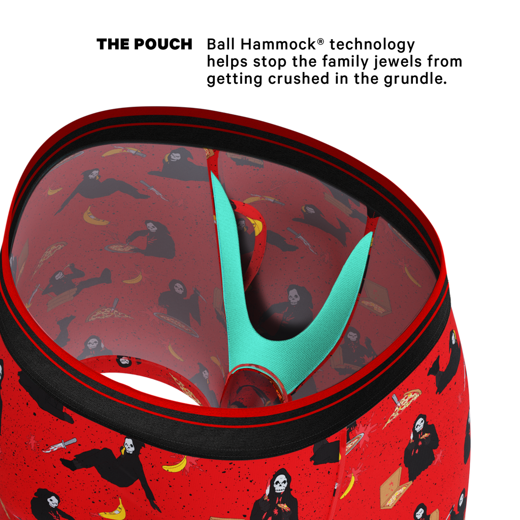 The BOOty Call | Grim Reaper Ball Hammock® Pouch Underwear With Fly - Shinesty