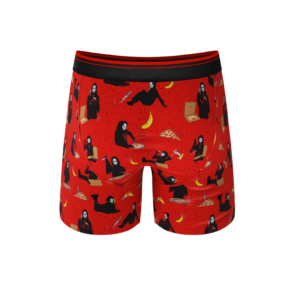 The BOOty Call | Grim Reaper Ball Hammock® Pouch Underwear With Fly - Shinesty