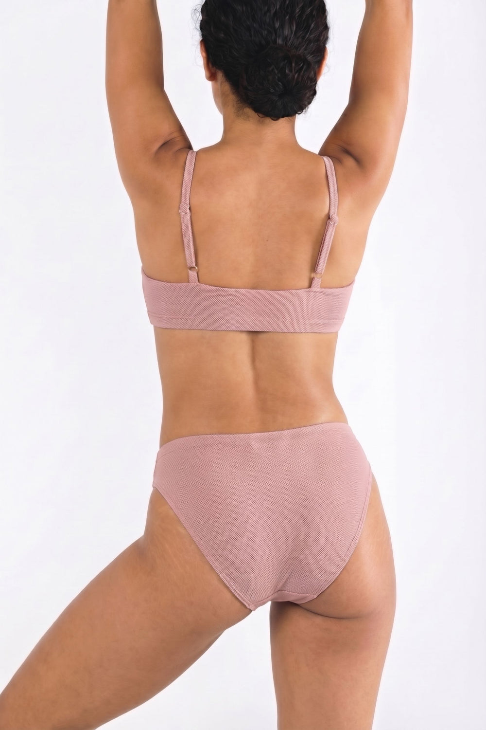 The Bell Pep | Red Chambray Modal Bikini Underwear - Shinesty