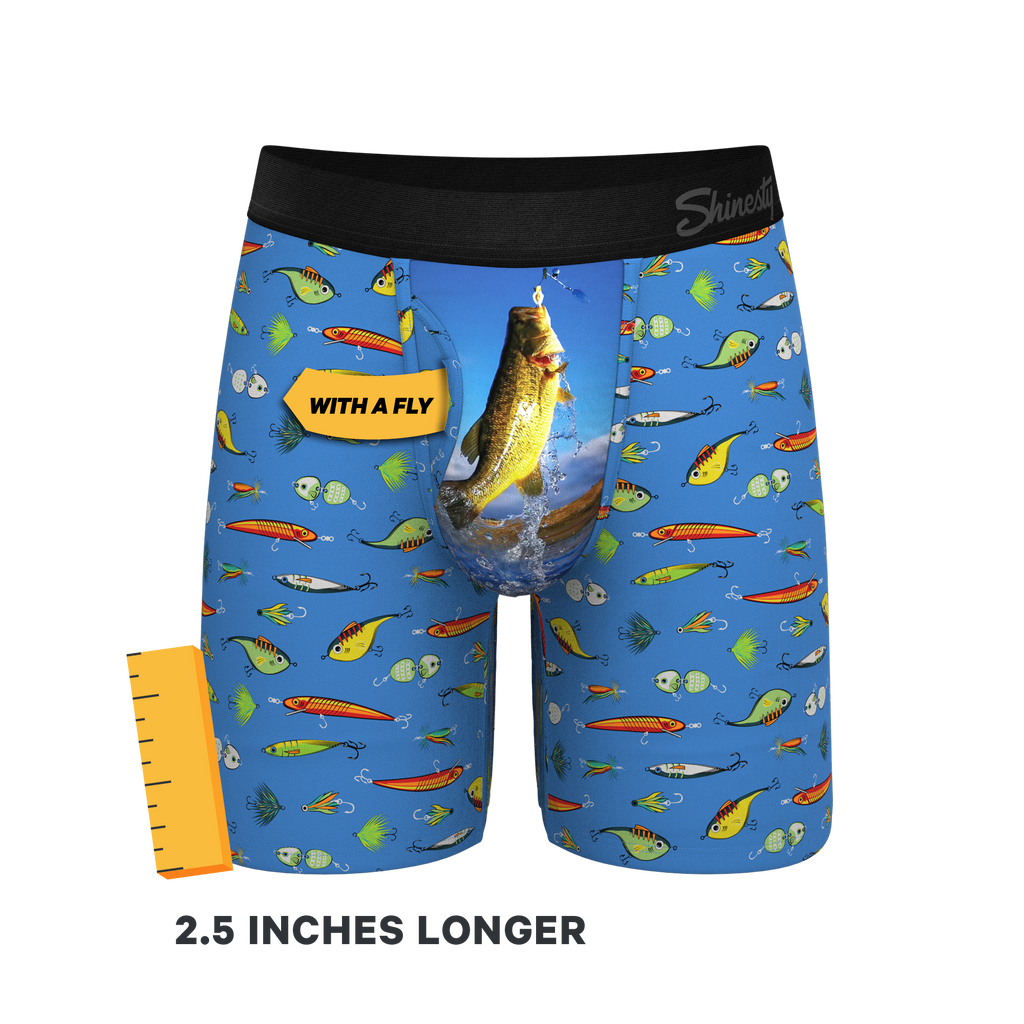The Bait and Tackle | Bass Ball Hammock® Boxer - Long Leg - Shinesty