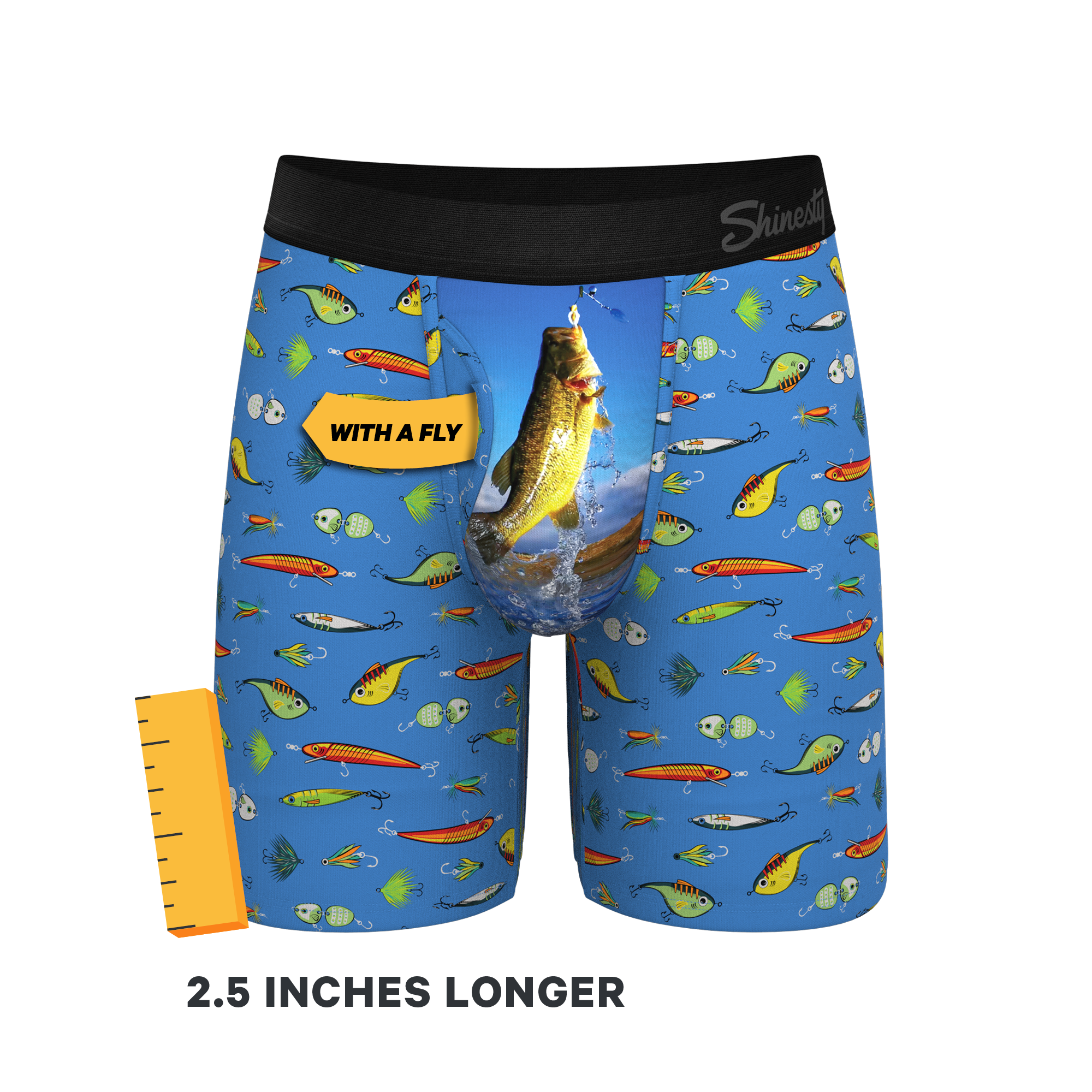 The Bait and Tackle | Bass Ball Hammock® Boxer - Long Leg - Shinesty