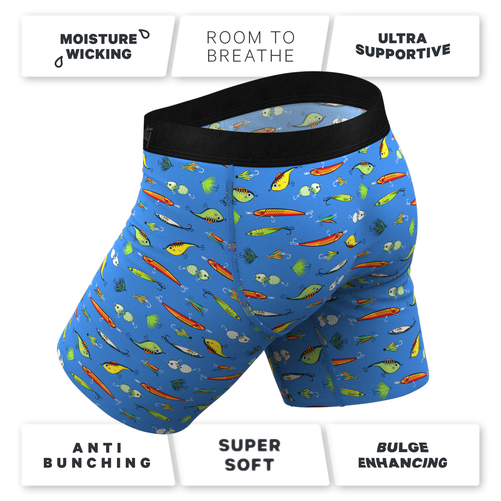 The Bait and Tackle | Bass Ball Hammock® Boxer - Long Leg - Shinesty