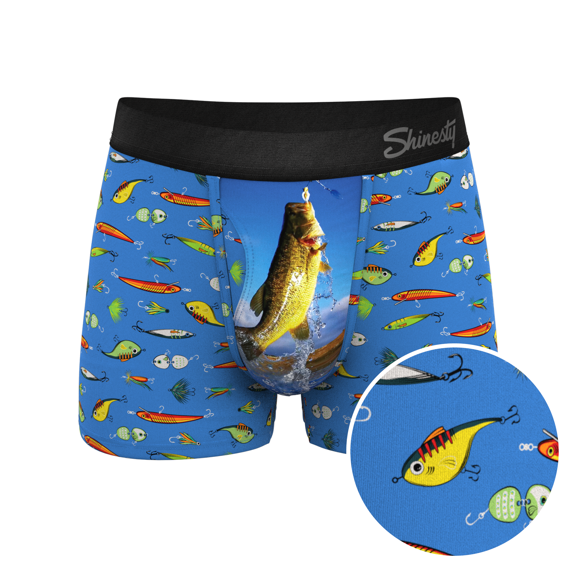 The Bait and Tackle | Bass Ball Hammock® Pouch Trunks Underwear - Shinesty