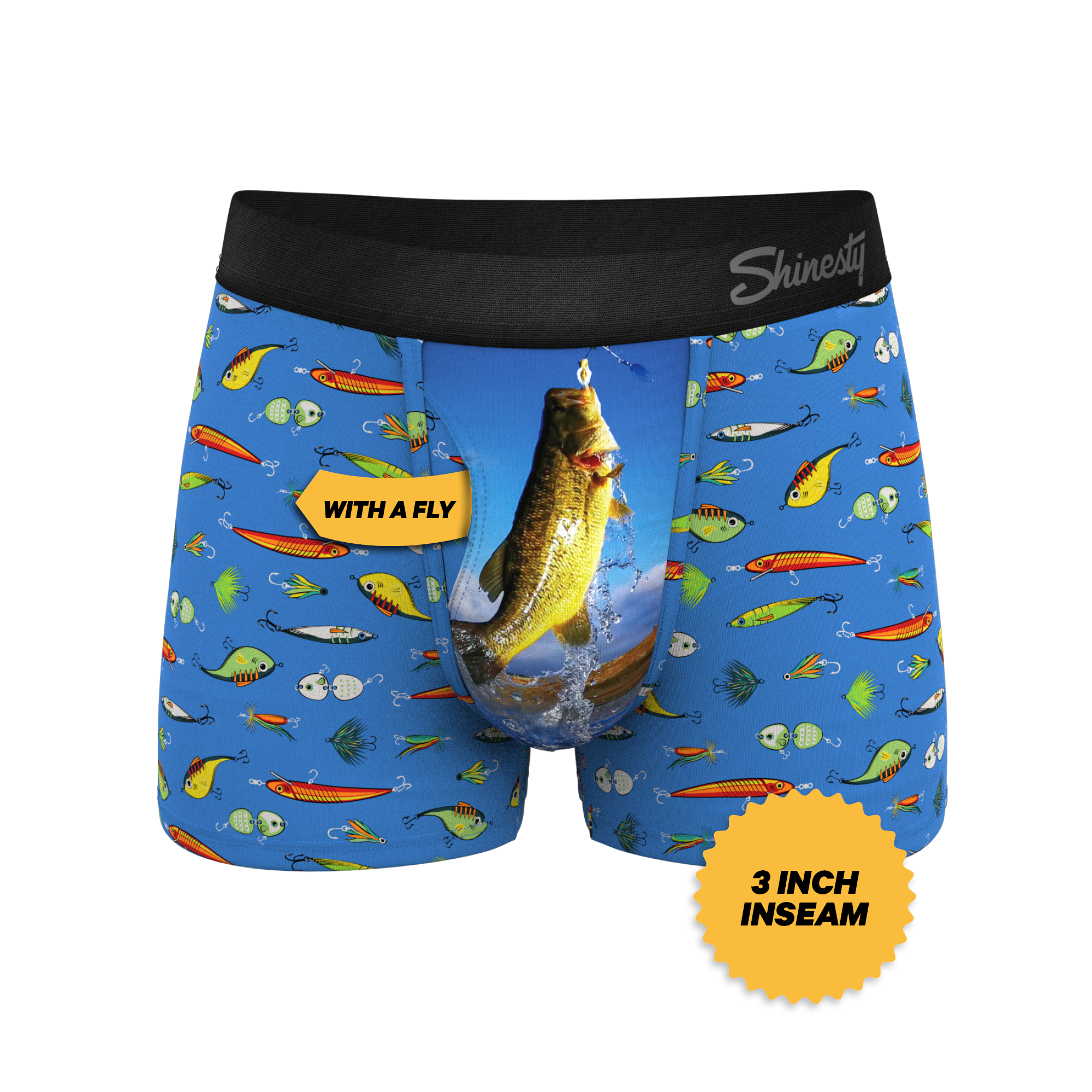 The Bait and Tackle | Bass Ball Hammock® Pouch Trunks Underwear - Shinesty