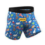 The Baked Goodies | Christmas Cookies Ball Hammock® Pouch Underwear With Fly - Shinesty