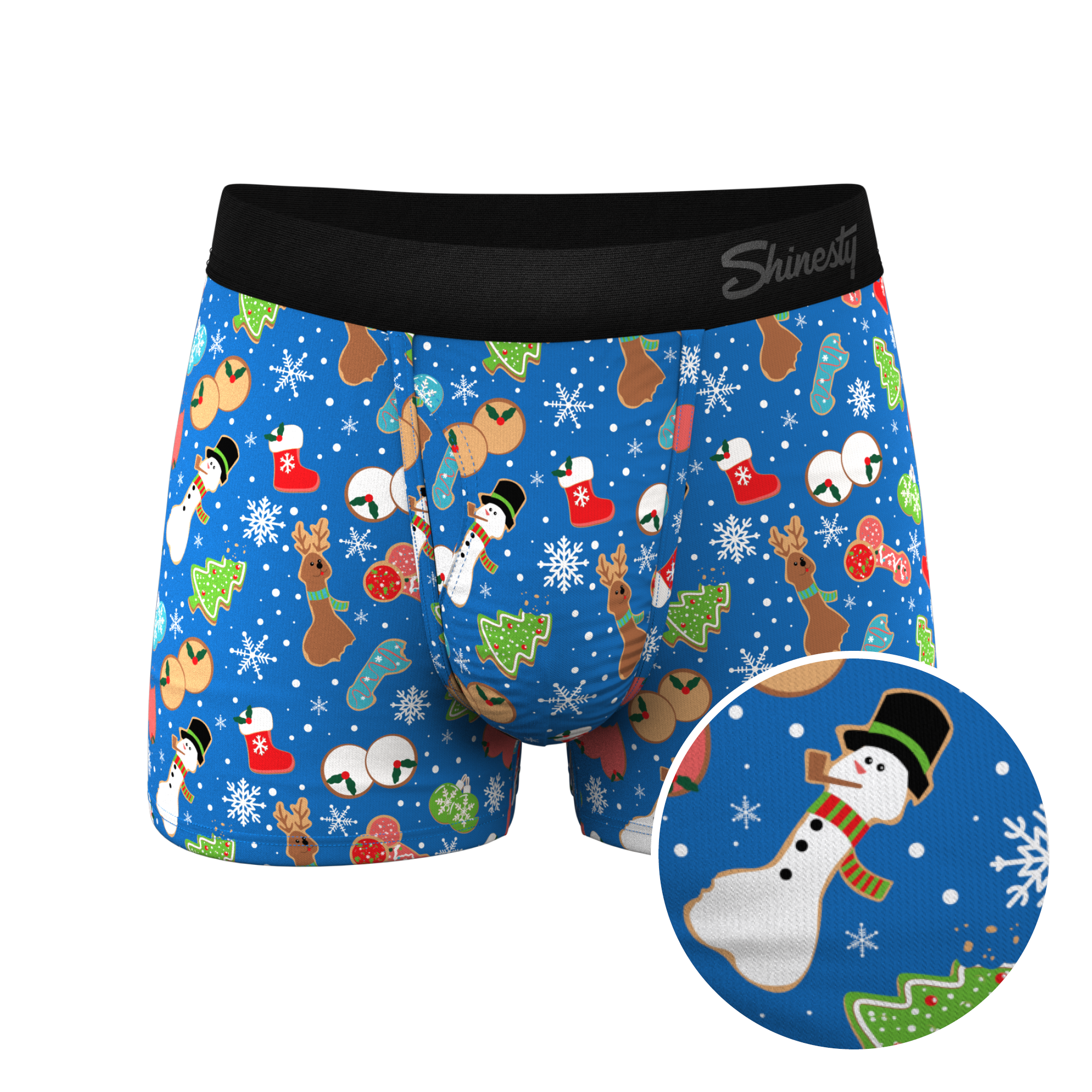 The Baked Goodies | Christmas Cookies Ball Hammock® Pouch Trunks Underwear - Shinesty