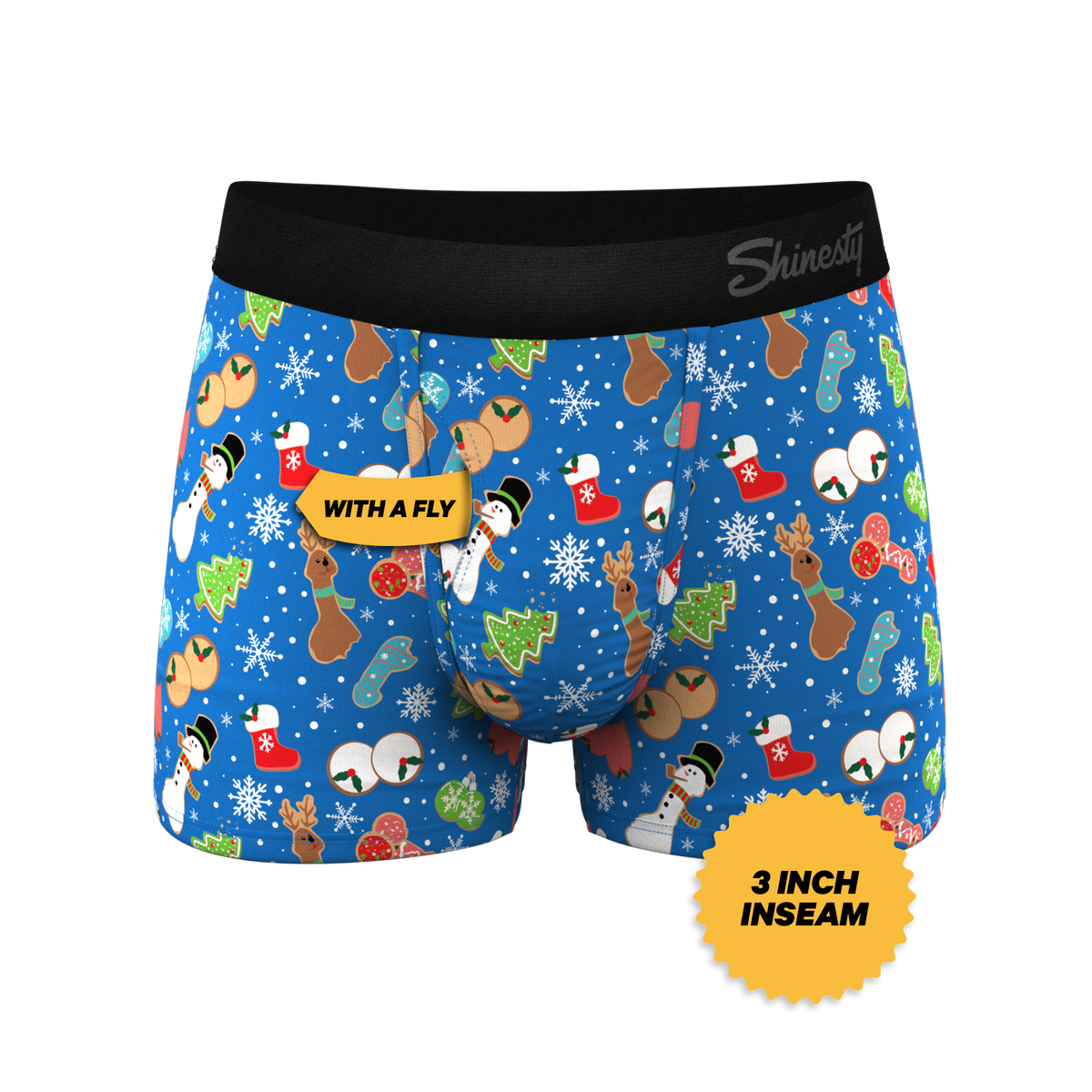 The Baked Goodies | Christmas Cookies Ball Hammock® Pouch Trunks Underwear - Shinesty