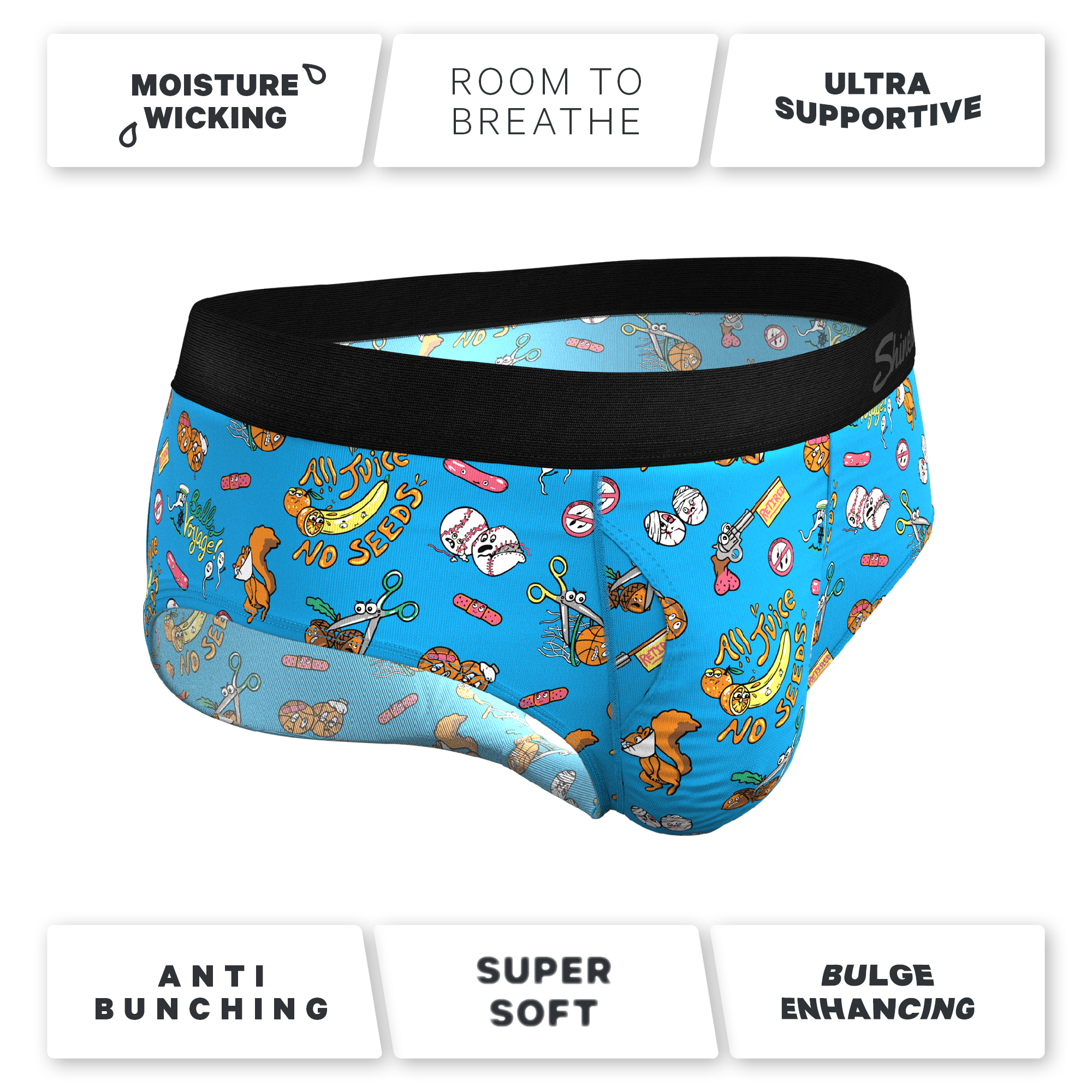 The Balls Voyage | Vasectomy Ball Hammock® Pouch Underwear Briefs - Shinesty