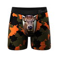 The Bambi Bunchers | Orange Camo Deer Ball Hammock® Pouch Underwear - Shinesty