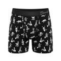The Bare Back Bones | Glow In The Dark Skeletons Ball Hammock® Magnum Big Pouch Underwear - Shinesty